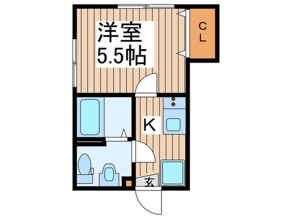 Ruhe南小岩の物件間取画像